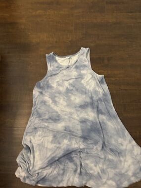Old Navy Blue Tie-Dye Sleeveless Tank Dress